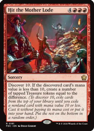 Hit the Mother Lode (FDC-161) [Commander: Foundations] MTG Single Wizards of the Coast