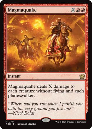 Magmaquake (FDC-164) [Commander: Foundations] MTG Single Wizards of the Coast