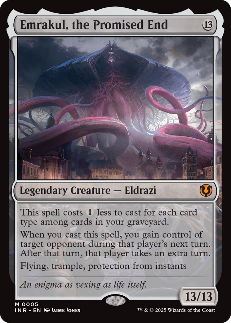 Emrakul, the Promised End (INR-005) [Innistrad Remastered] Foil MTG Single Wizards of the Coast