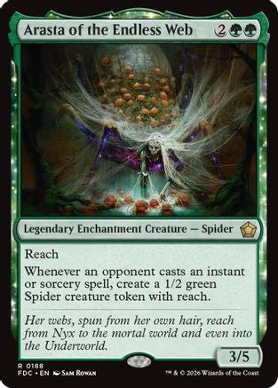 Arasta of the Endless Web (FDC-188) [Commander: Foundations] MTG Single Wizards of the Coast