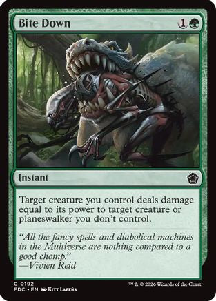 Bite Down (FDC-192) [Commander: Foundations] MTG Single Wizards of the Coast
