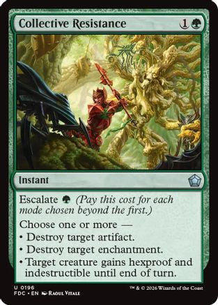 Collective Resistance (FDC-196) [Commander: Foundations] MTG Single Wizards of the Coast