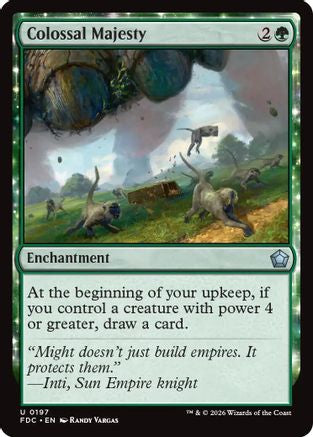 Colossal Majesty (FDC-197) [Commander: Foundations] MTG Single Wizards of the Coast