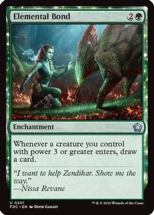 Elemental Bond (FDC-201) [Commander: Foundations] MTG Single Wizards of the Coast