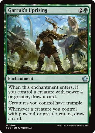 Garruk's Uprising (FDC-206) [Commander: Foundations] MTG Single Wizards of the Coast