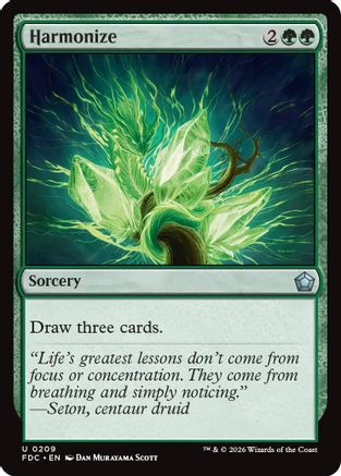Harmonize (FDC-209) [Commander: Foundations] MTG Single Wizards of the Coast