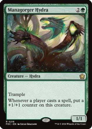 Managorger Hydra (FDC-216) [Commander: Foundations] MTG Single Wizards of the Coast