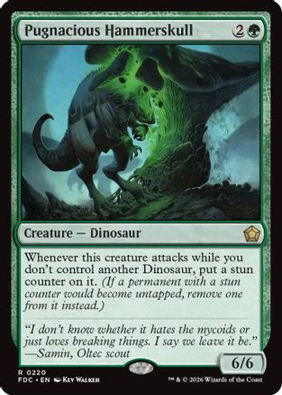 Pugnacious Hammerskull (FDC-220) [Commander: Foundations] MTG Single Wizards of the Coast