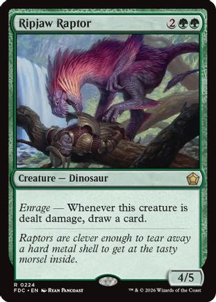 Ripjaw Raptor (FDC-224) [Commander: Foundations] MTG Single Wizards of the Coast