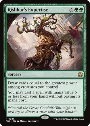 Rishkar's Expertise (FDC-226) [Commander: Foundations] MTG Single Wizards of the Coast