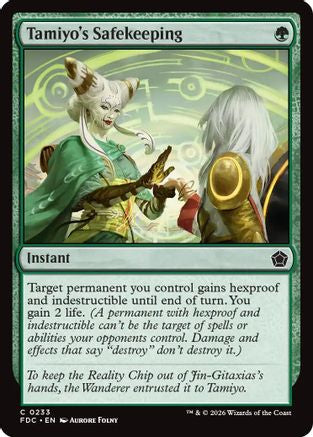 Tamiyo's Safekeeping (FDC-233) [Commander: Foundations] MTG Single Wizards of the Coast