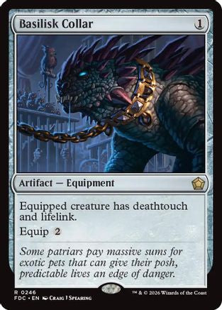 Basilisk Collar (FDC-246) [Commander: Foundations] MTG Single Wizards of the Coast