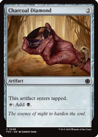 Charcoal Diamond (FDC-248) [Commander: Foundations] MTG Single Wizards of the Coast