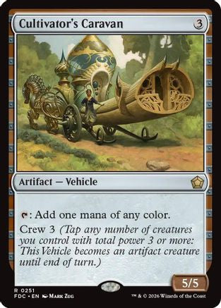 Cultivator's Caravan (FDC-251) [Commander: Foundations] MTG Single Wizards of the Coast