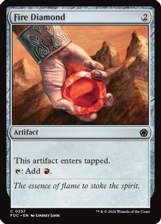 Fire Diamond (FDC-257) [Commander: Foundations] MTG Single Wizards of the Coast