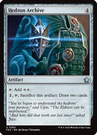 Hedron Archive (FDC-262) [Commander: Foundations] MTG Single Wizards of the Coast