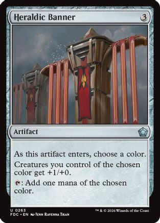 Heraldic Banner (FDC-263) [Commander: Foundations] MTG Single Wizards of the Coast
