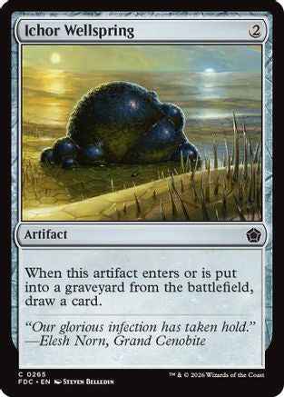 Ichor Wellspring (FDC-265) [Commander: Foundations] MTG Single Wizards of the Coast