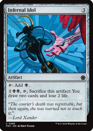 Infernal Idol (FDC-266) [Commander: Foundations] MTG Single Wizards of the Coast