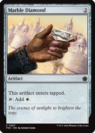 Marble Diamond (FDC-267) [Commander: Foundations] MTG Single Wizards of the Coast