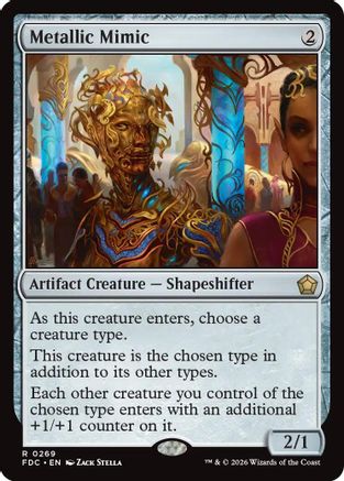 Metallic Mimic (FDC-269) [Commander: Foundations] MTG Single Wizards of the Coast