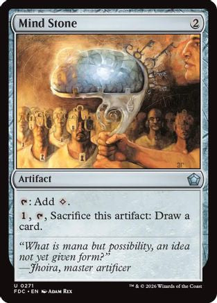 Mind Stone (FDC-271) [Commander: Foundations] MTG Single Wizards of the Coast
