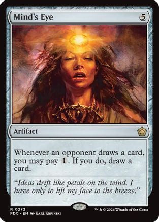 Mind's Eye (FDC-272) [Commander: Foundations] MTG Single Wizards of the Coast