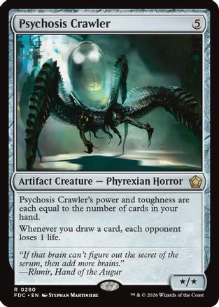Psychosis Crawler (FDC-280) [Commander: Foundations] MTG Single Wizards of the Coast