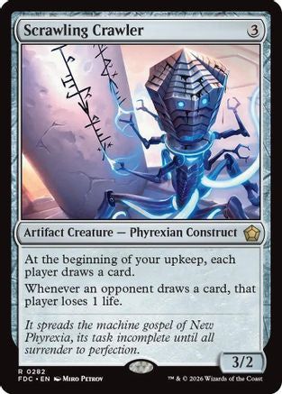 Scrawling Crawler (FDC-282) [Commander: Foundations] MTG Single Wizards of the Coast