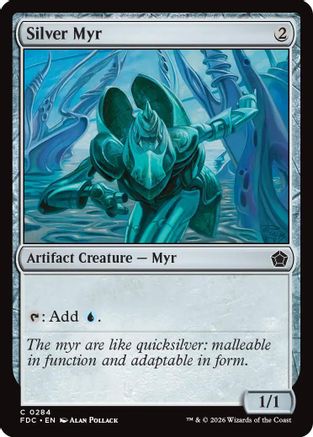Silver Myr (FDC-284) [Commander: Foundations] MTG Single Wizards of the Coast