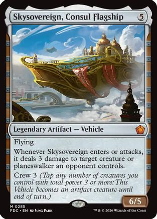 Skysovereign, Consul Flagship (FDC-285) [Commander: Foundations] MTG Single Wizards of the Coast