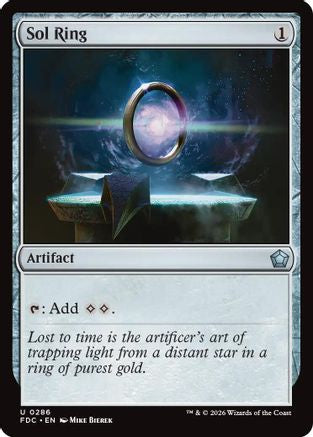 Sol Ring (0286) (FDC-286) [Commander: Foundations] MTG Single Wizards of the Coast