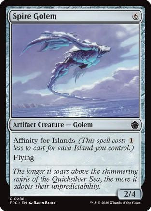 Spire Golem (FDC-288) [Commander: Foundations] MTG Single Wizards of the Coast