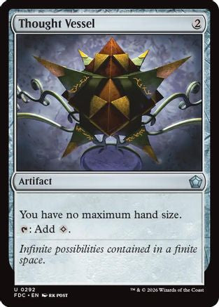 Thought Vessel (FDC-292) [Commander: Foundations] MTG Single Wizards of the Coast