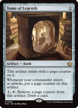 Tome of Legends (FDC-293) [Commander: Foundations] MTG Single Wizards of the Coast