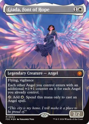 Giada, Font of Hope (FDC-004) [Commander: Foundations] Foil MTG Single Wizards of the Coast