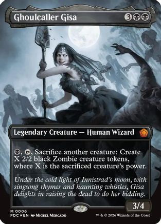 Ghoulcaller Gisa (FDC-006) [Commander: Foundations] Foil MTG Single Wizards of the Coast