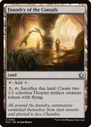 Foundry of the Consuls (FDC-302) [Commander: Foundations] MTG Single Wizards of the Coast