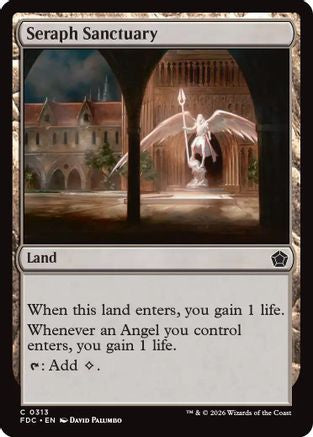 Seraph Sanctuary (FDC-313) [Commander: Foundations] MTG Single Wizards of the Coast