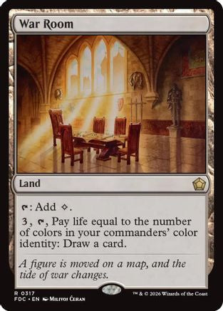 War Room (FDC-317) [Commander: Foundations] MTG Single Wizards of the Coast
