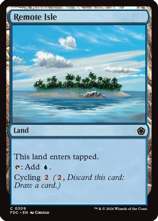 Remote Isle (FDC-309) [Commander: Foundations] MTG Single Wizards of the Coast