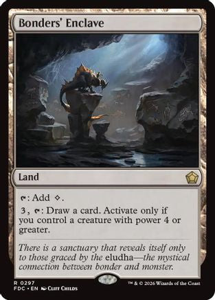 Bonders' Enclave (FDC-297) [Commander: Foundations] MTG Single Wizards of the Coast