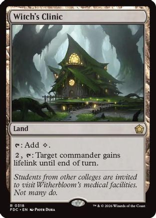 Witch's Clinic (FDC-318) [Commander: Foundations] MTG Single Wizards of the Coast