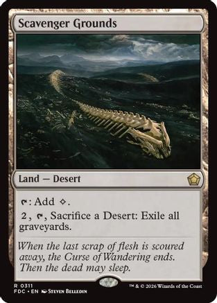 Scavenger Grounds (FDC-311) [Commander: Foundations] MTG Single Wizards of the Coast