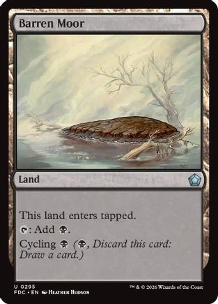 Barren Moor (FDC-295) [Commander: Foundations] MTG Single Wizards of the Coast