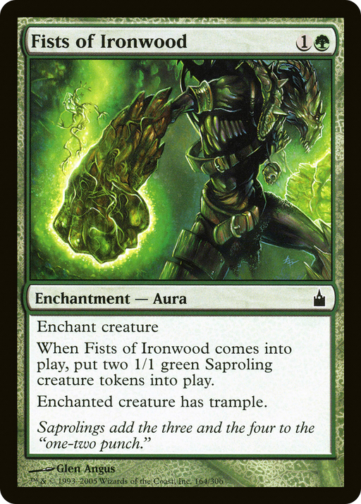 Fists of Ironwood (RAV-164) [Ravnica: City of Guilds] Foil MTG Single Wizards of the Coast