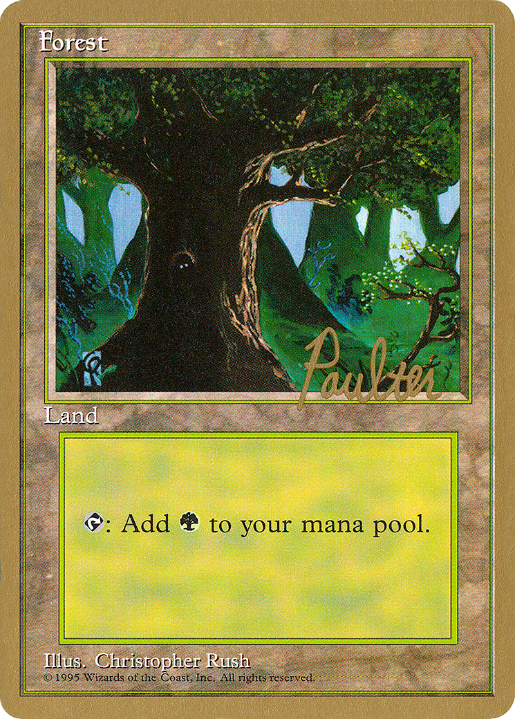 Forest (WCD-PP377) [Misc] Pro Tour Collector Set MTG Single Wizards of the Coast