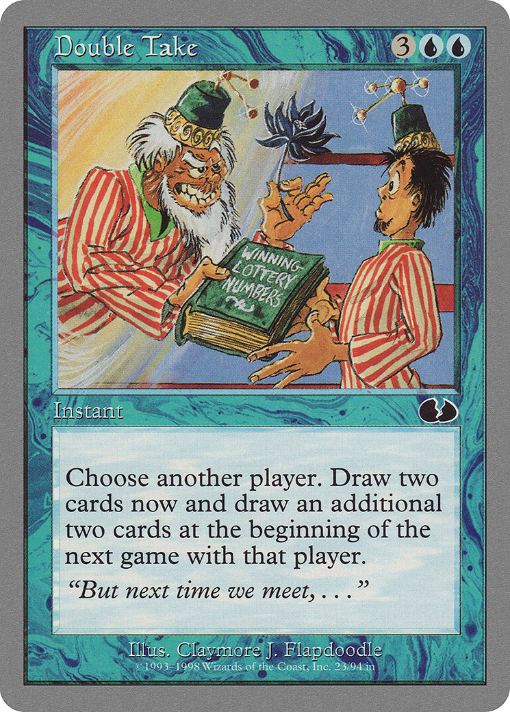 Double Take (UGL-023) [Unglued] MTG Single Wizards of the Coast