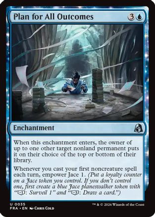 Plan for All Outcomes (FRA-035) [Reality Fracture] MTG Single Wizards of the Coast