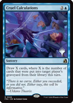 Cruel Calculations (PPFRA-026) [Promo Pack: Reality Fracture] MTG Single Wizards of the Coast